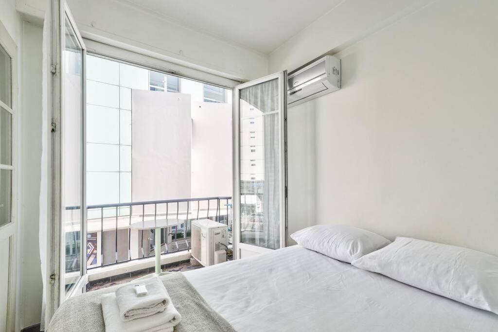 L29 Lenval Beach At 1Min Walk To Sea Front Ac Balcony Nizza Exterior foto