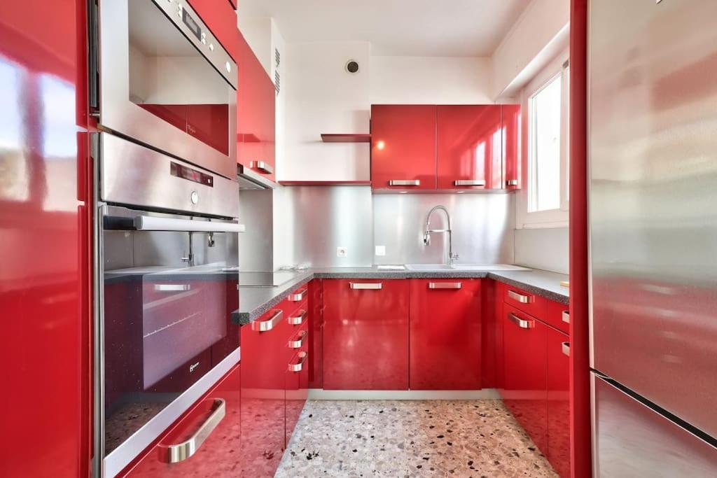 L29 Lenval Beach At 1Min Walk To Sea Front Ac Balcony Nizza Exterior foto